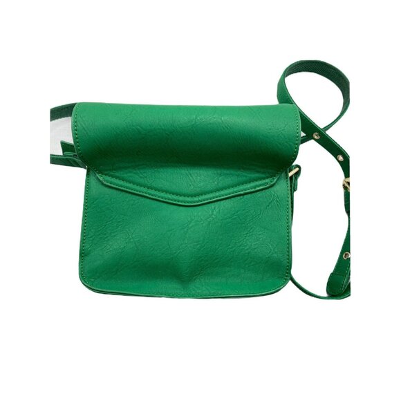 Charming Charlie Green Purse Handbag Shoulder Crossbody Satchel Bag - Picture 7 of 12